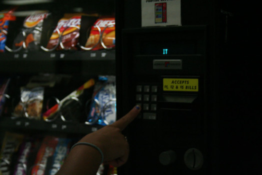 Vending. Vending. Gone.