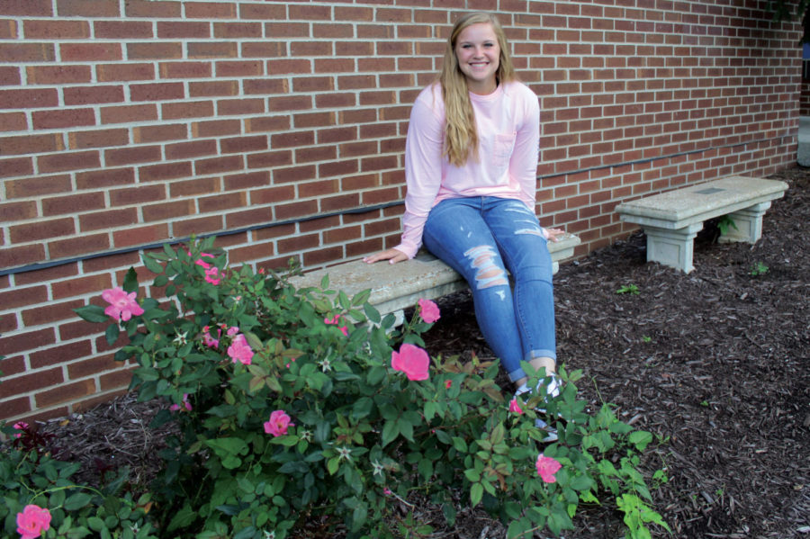 Senior Jenna Spence. Photo by Chrystian Noble.