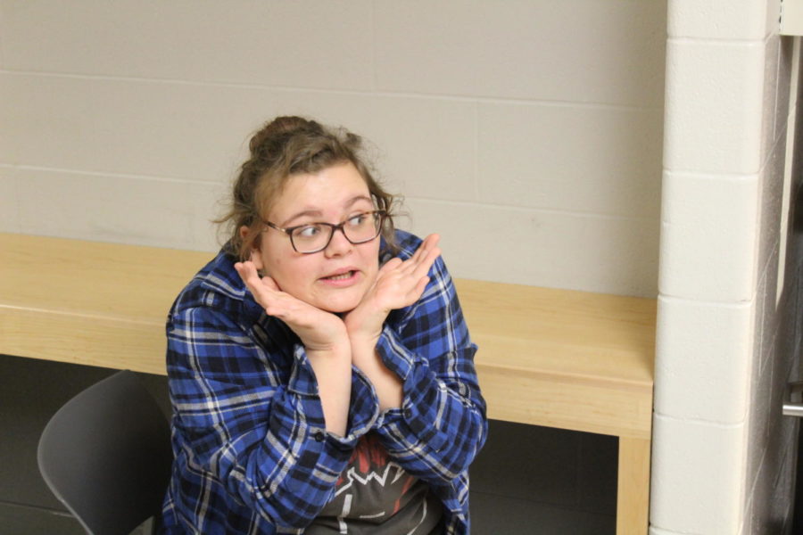 Junior MaryAnn Johnson is a meme-r who loves the Muppet meme. Photo by Chrystian Noble.