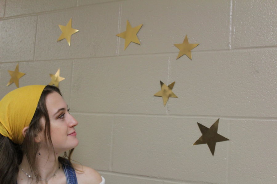Junior Bella Cordero leads a movement called Stars Over Scars to promote well-being and overcoming trauma. 
Photo by Jacob Jimenez