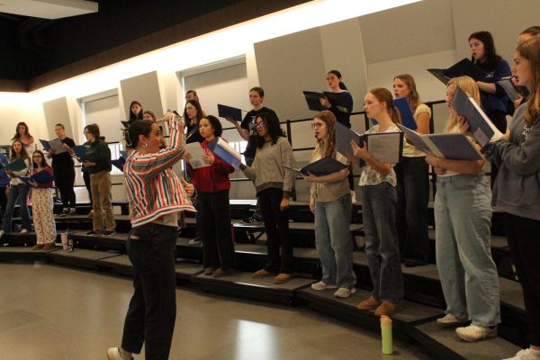 The Voces choir is preparing for their winter concert. They have been preparing for this concert all month, hoping their hard work pays off. “Choir is not just a group of voices, it’s a family of hearts united through song,” Sophomore Temperance Plummer said.
